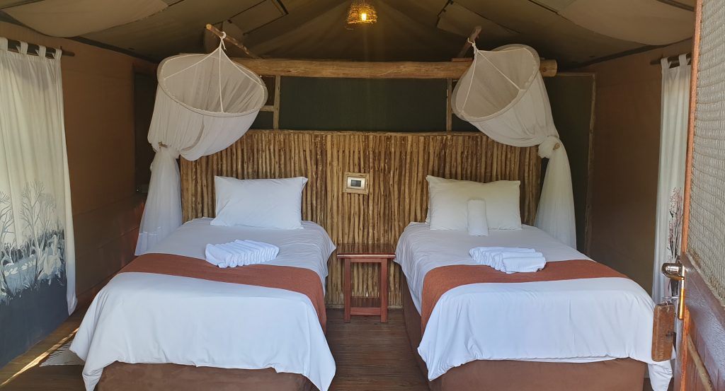 Inside Glamping Tents Nata Lodge by Tessa Buhrmann
